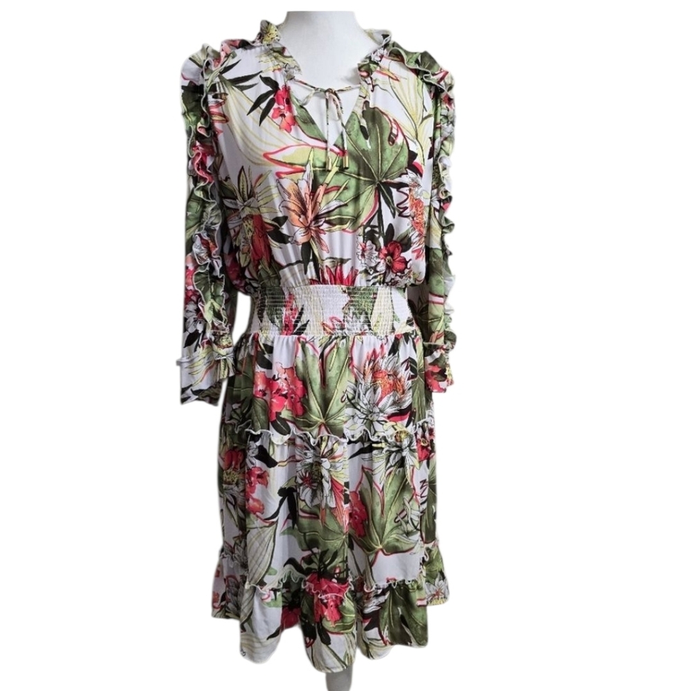 Chico's Multicolor Floral Blouse
